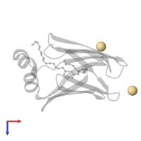 CADMIUM ION in PDB entry 3vg4, assembly 1, top view.