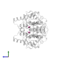 ASCORBIC ACID in PDB entry 3vln, assembly 1, side view.