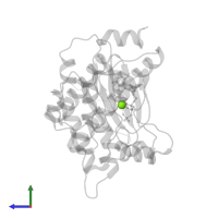 MAGNESIUM ION in PDB entry 3vn9, assembly 1, side view.