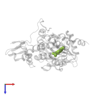 PYRIDOXAL-5'-PHOSPHATE in PDB entry 3vsd, assembly 1, top view.