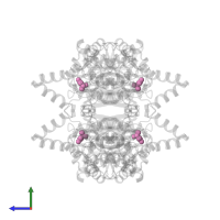 (3R)-3-hydroxybutanoic acid in PDB entry 3w8e, assembly 1, side view.