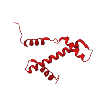 The deposited structure of PDB entry 3waa contains 2 copies of CATH domain 1.10.20.10 (Histone, subunit A) in Histone H3.1. Showing 1 copy in chain E.