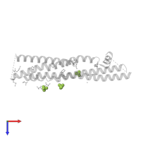 SULFATE ION in PDB entry 3zci, assembly 1, top view.