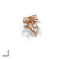 FAB HEAVY CHAIN in PDB entry 3zkn, assembly 1, side view.