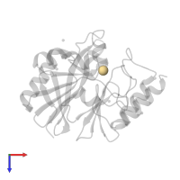 CADMIUM ION in PDB entry 3zr9, assembly 1, top view.
