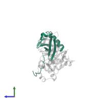 Elongin-B in PDB entry 3zun, assembly 1, side view.