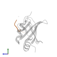 Ribonucleoprotein PTB-binding 1 in PDB entry 3zzz, assembly 2, side view.