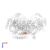 1,2-ETHANEDIOL in PDB entry 4a8h, assembly 2, top view.