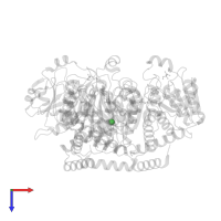 NICKEL (II) ION in PDB entry 4a8p, assembly 1, top view.