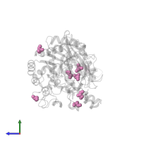 GLYCEROL in PDB entry 4aie, assembly 1, side view.