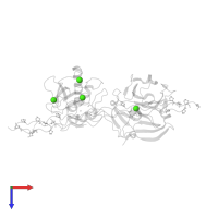CALCIUM ION in PDB entry 4auo, assembly 1, top view.