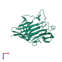 Beta-porphyranase B in PDB entry 4awd, assembly 1, top view.