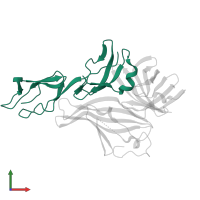 Complement factor H in PDB entry 4aym, assembly 1, front view.