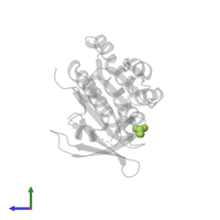 PHOSPHATE ION in PDB entry 4b2i, assembly 1, side view.