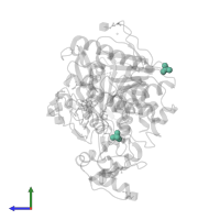 SULFATE ION in PDB entry 4bds, assembly 1, side view.