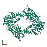 Protein arginine N-methyltransferase 6 in PDB entry 4c04, assembly 1, front view.