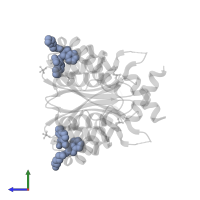 5-[[(1S,2S)-2-(6-azanylhexanoylamino)-2,3-dihydro-1H-inden-1-yl]methyl]-1,3-benzodioxole-4-carboxylic acid in PDB entry 4cgi, assembly 1, side view.
