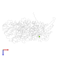 MAGNESIUM ION in PDB entry 4ck5, assembly 1, top view.