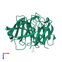 Gliomedin shedded ectodomain in PDB entry 4d77, assembly 1, top view.