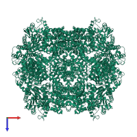 Matrix protein 1 in PDB entry 4d9j, assembly 1, top view.