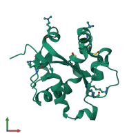 3D model of 4dom from PDBe