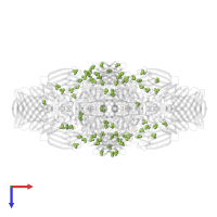 DIMETHYL SULFOXIDE in PDB entry 4duw, assembly 1, top view.