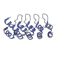 The deposited structure of PDB entry 4dx6 contains 2 copies of CATH domain 1.25.40.20 (Serine Threonine Protein Phosphatase 5, Tetratricopeptide repeat) in DARPIN. Showing 1 copy in chain D.