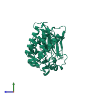 Hepatocyte growth factor receptor in PDB entry 4eev, assembly 1, side view.