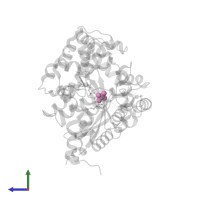 TETRAFLUOROALUMINATE ION in PDB entry 4ekd, assembly 1, side view.