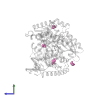 GLYCEROL in PDB entry 4elv, assembly 1, side view.