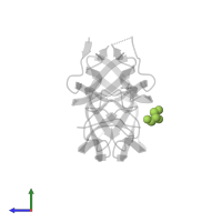 GLYCEROL in PDB entry 4ep2, assembly 1, side view.