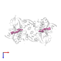 FLAVIN-ADENINE DINUCLEOTIDE in PDB entry 4eqw, assembly 1, top view.