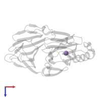 MANGANESE (II) ION in PDB entry 4ewd, assembly 1, top view.