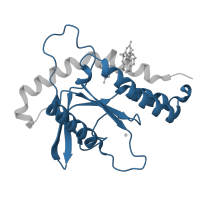 The deposited structure of PDB entry 4f5y contains 2 copies of CATH domain 3.40.50.12100 (Rossmann fold) in Stimulator of interferon genes protein. Showing 1 copy in chain A.