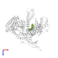 2'-DEOXYGUANOSINE-5'-TRIPHOSPHATE in PDB entry 4fjh, assembly 1, top view.