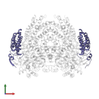 Methane monooxygenase component A gamma chain in PDB entry 4gam, assembly 2, front view.