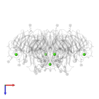 CALCIUM ION in PDB entry 4gzw, assembly 1, top view.