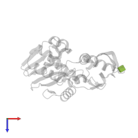 2-acetamido-2-deoxy-beta-D-glucopyranose in PDB entry 4h0z, assembly 1, top view.