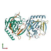 3D model of 4hlf from PDBe