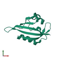 Potassium voltage-gated channel subfamily H member 2 in PDB entry 4hqa, assembly 1, front view.