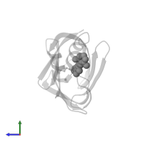 RETINAL in PDB entry 4i9r, assembly 1, side view.