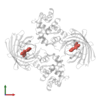 Modified residue CRO in PDB entry 4ik8, assembly 1, front view.