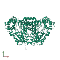 IscS-like cysteine desulfurase in PDB entry 4isy, assembly 1, front view.