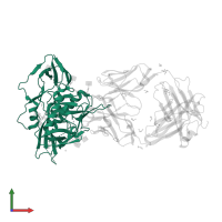 Envelope glycoprotein gp160 in PDB entry 4j6r, assembly 1, front view.