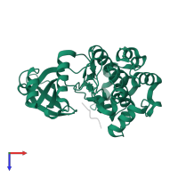 Serine/threonine-protein kinase PAK 4 in PDB entry 4jdk, assembly 1, top view.