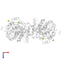 MAGNESIUM ION in PDB entry 4k8e, assembly 1, top view.