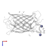 ZINC ION in PDB entry 4ka9, assembly 1, top view.