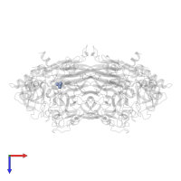 PHOSPHATE ION in PDB entry 4kfe, assembly 2, top view.