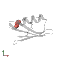 Modified residue B3A in PDB entry 4kgr, assembly 8, front view.