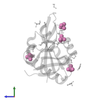 SULFATE ION in PDB entry 4kos, assembly 1, side view.